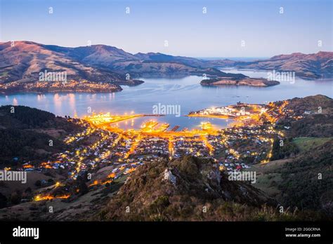 Lyttelton harbour diamond harbour township hi-res stock photography and ...