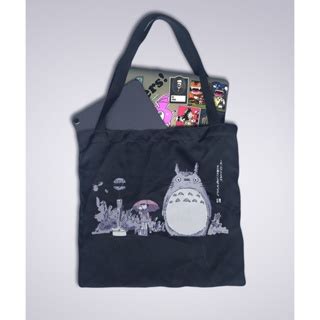 Sacola Ecobag Totoro Na Chuva Shopee Brasil