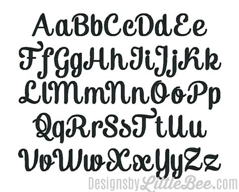 Heirloom Script Embroidery Font 1 15 2 August 2018 Designs By