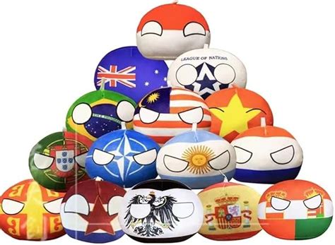 Amazon Homkt Pcs Country Ball Plushies Countryballs Plushies