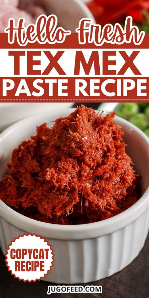 Tasty Tex Mex Paste Easy Recipe With Photos Recipe Hello Fresh