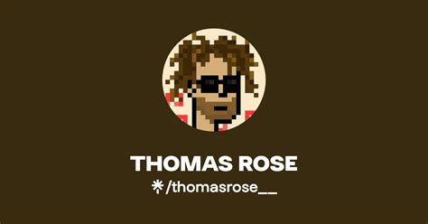 THOMAS ROSE - Listen on Spotify - Linktree