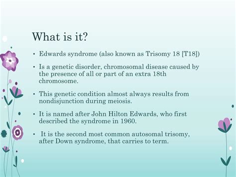 PPT - Trisomy 18 PowerPoint Presentation, free download - ID:2170600