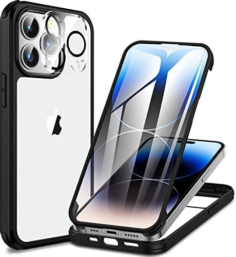 Cenhufo Compatible With Iphone 13 Pro Max Case Built In Glass Screen