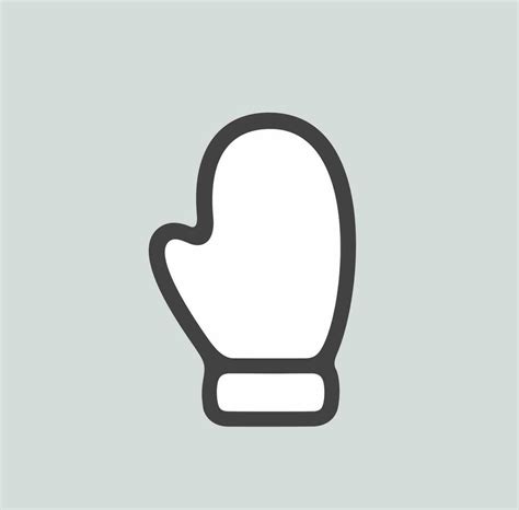 mitten  icon   background vector illustration  vector