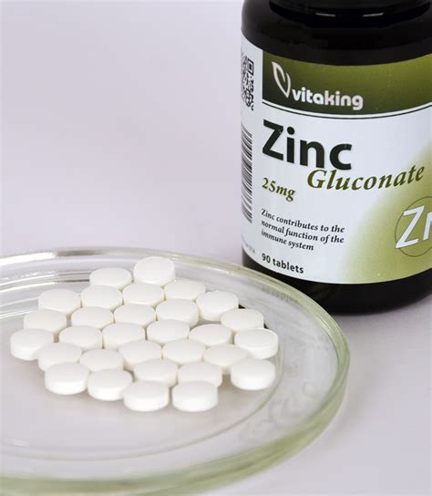 Zinc Gluconate 90 Tablets Vitaking