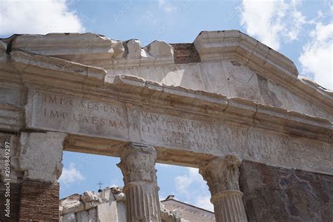 Romes Portico Dottavia The Porticus Octaviae Portico Of Octavia