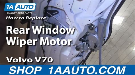 How To Install Replace Rear Window Wiper Motor Volvo V70 Wagon YouTube