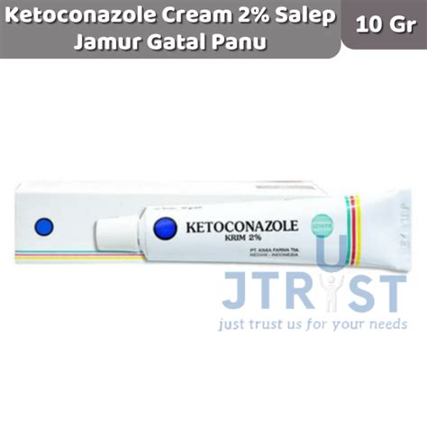 Ketoconazole Cream 2 Salep Jamur 10gr Lazada Indonesia