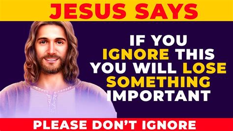 Jesus Says Don T Ignore This Powerful Minute Miracle Prayer To