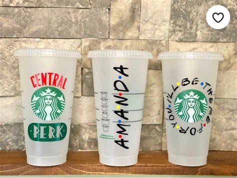 Friends Central Perk Starbucks Cup Personalized Starbucks Cup