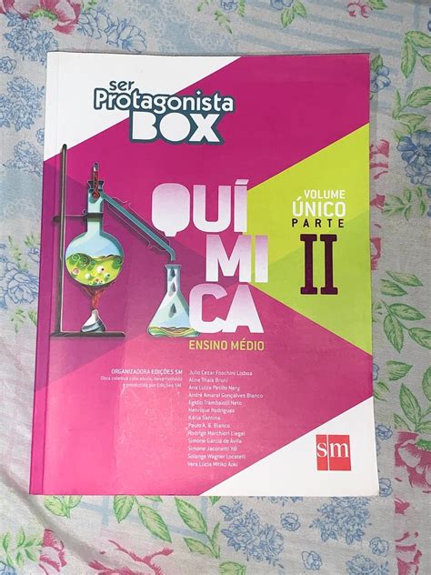 Livro Didático Química Volume Único Parte 2 Livro Ser Protagonista