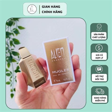 Nước hoa nữ mini Thierry Mugler Alien Goddess 6ml hương cam hương nhài