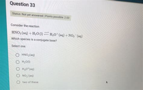 Solved Question 33 Status Not Yet Answered Points Possible Chegg