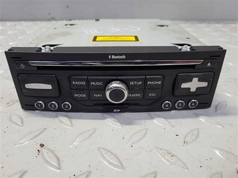 Radio Cd Navi Nawigacja Bluetooth Citroen C Iii X Zd Za