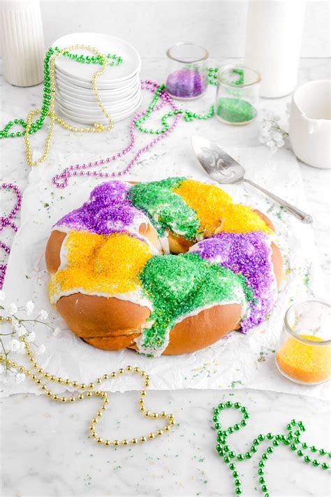 Homemade Mardi Gras King Cake