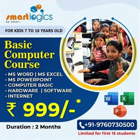 Basic Computer Training Institute In Meerut At Rs 999 In Meerut Id