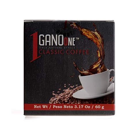 Box Ganoone Classic Coffee Reishi Mushroom Instant Coffee With