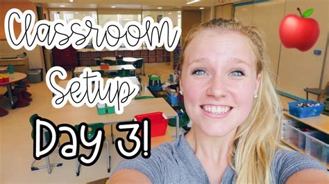 Classroom Set Up 2019 First Year Teacher Classroom Setup Day 3 Vlog Kindergarten Classroom