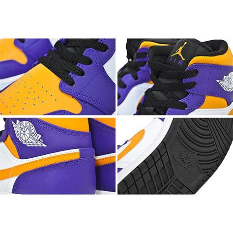 Nike Air Jordan Mid Dark Concord Taxi White Black