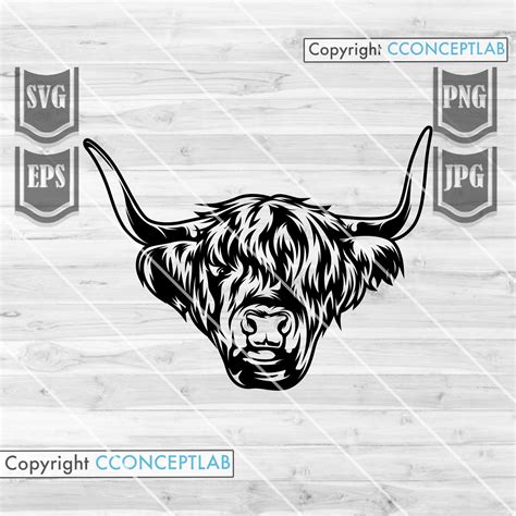 Highland Cow Svg Cut File