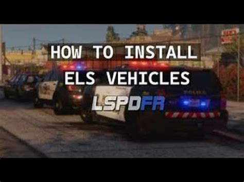 How To Install Els Vehicles Into Gta Lspdfr Lspdfrtutorials Youtube