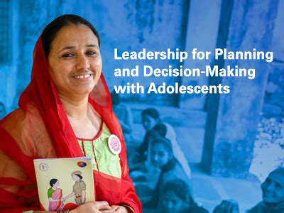 Summary of Leadership for Planning and Decision-Making with Adolescents