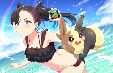 Marnie Morpeko And Morpeko Pokemon And 1 More Drawn By Lizta Danbooru