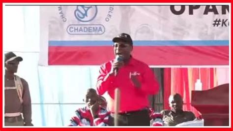 Live CHADEMA WAWASHA MOTO KIGOMA MBOWE ATEMA CHECHE BORA TUFE