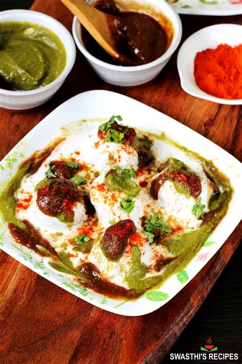 Dahi Vada Recipe Dahi Bhalla Swasthi S Recipes