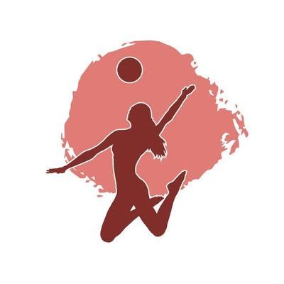 Beach Volleyball Silhouette Vector Art, Icons, and Graphics for Free ...