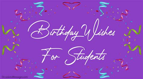 Top Birthday Wishes And Messages For Students