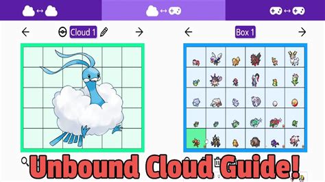 Pokemon Unbound Cloud Guide Transfer Trade Rom Hacks Mons Online And