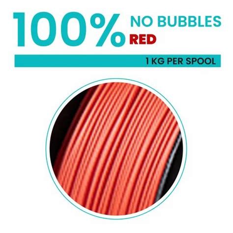 Tesseract 2 85mm PLA Premium Plus Red Filament At Rs 950 Kg 3D