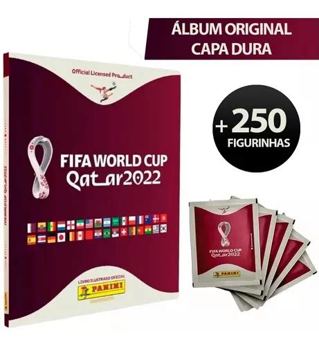 Álbum Copa Do Mundo Capa Dura 250 Figurinhas