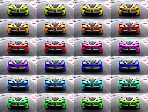 2015 Ferrari Fxx K Rendered Colors Visualizer 18 Tile