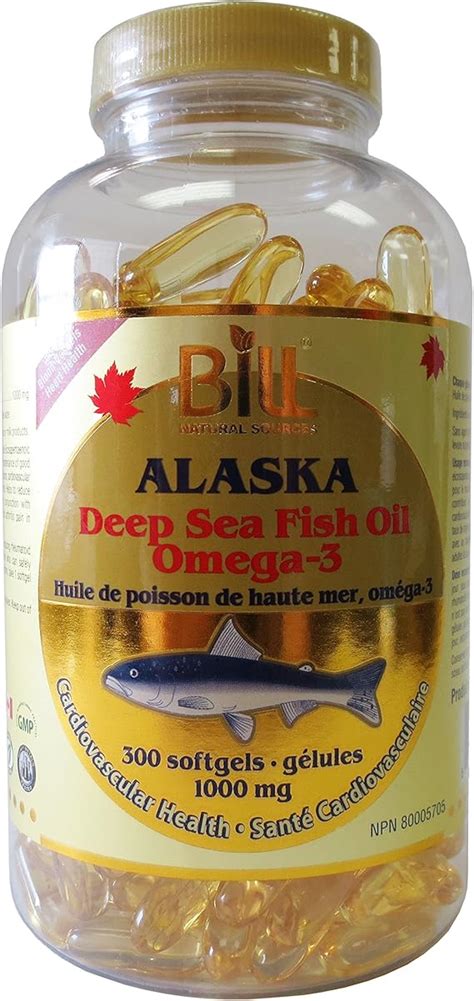 Amazon Alaska Deep Sea Fish Oil Omega 3 300 Softgels Bill