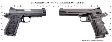 Wilson Combat SFT9 4 Vs Wilson Combat ACP Full Size Size Comparison