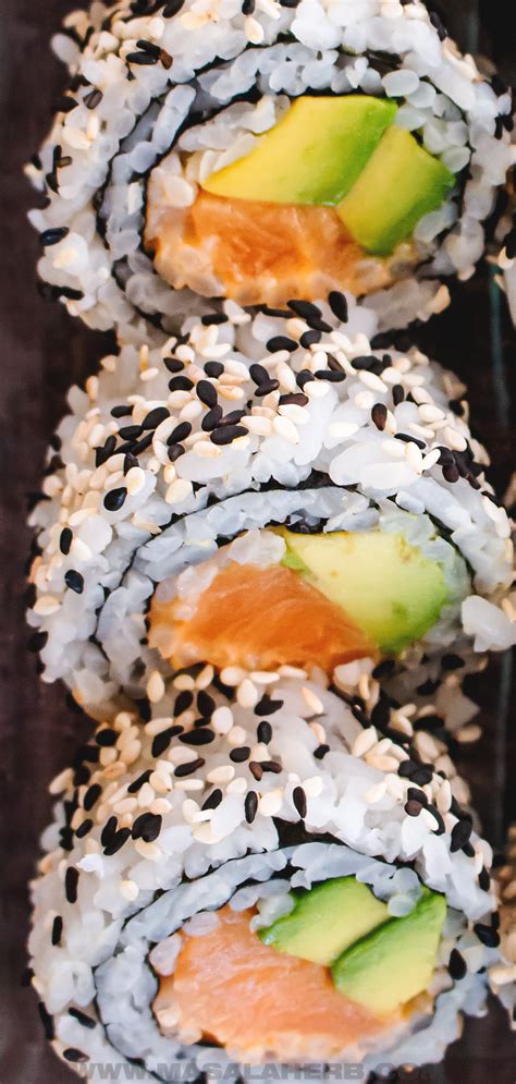 Spicy Salmon Roll Sushi Video