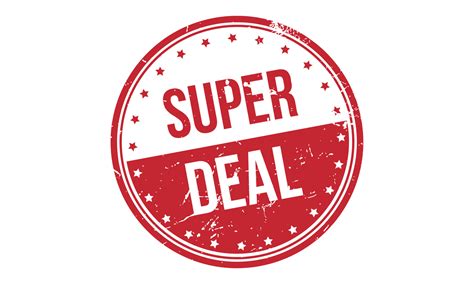Super Deal Rubber Stamp Seal Vector 23393668 Vector Art At Vecteezy