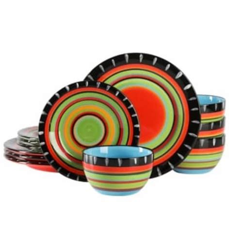 Gibson Elite New Pueblo Piece Stoneware Dinnerware Set Each Kroger