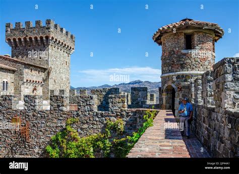 Castello Di Amorosa A A Winery In A Mock Tuscan Castle In The Napa