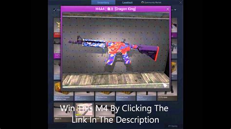 Csgo Giveaway M4a4 龍王 Dragon King Minimal Wear Youtube