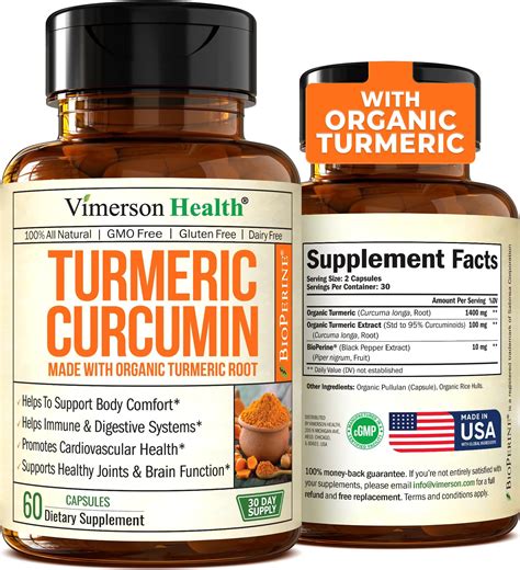 Amazon Qun Turmeric Curcumin Complex Ultra High Absorption With