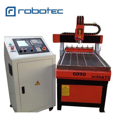 Robotec enrutador cnc chino herramienta de cambio automático con motor