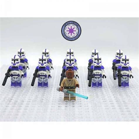 Star Wars Mace Windu 187th Legion Clone Troopers Army 21 Minifigures Collection Kids Toys Gift