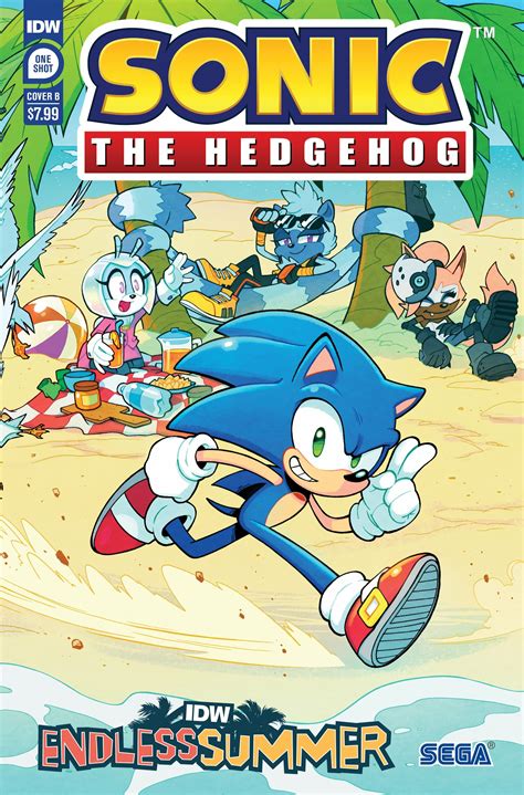 Idw S Sonic The Hedgehog Endless Summer One Shot Out Now Comics Sonic Stadium