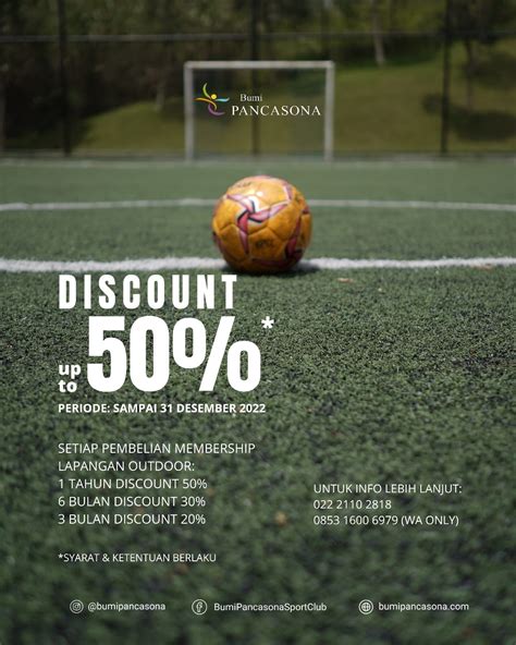 INFO PROMO BUMI PANCASONA SPORT CLUB