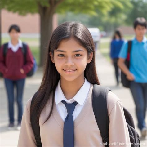 High School Female Student Stable Diffusion Online