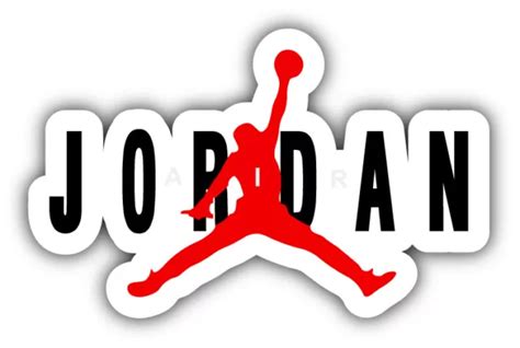 MICHAEL JORDAN NBA Basketball Logo Car Bumper Sticker 3 5 6